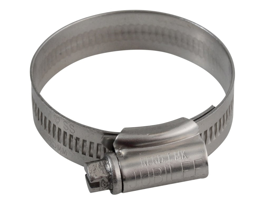 1M Stainless Steel Hose Clip 32 - 45mm (1.1/4 - 1.3/4in)                        