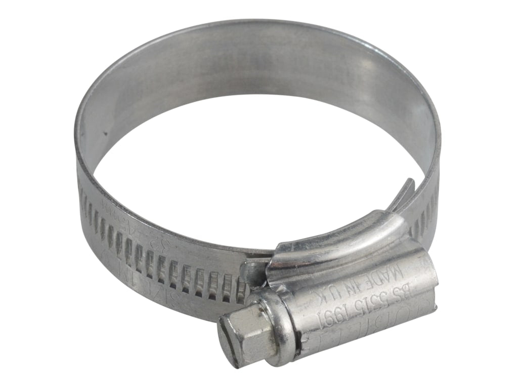 1M Zinc Protected Hose Clip 32 - 45mm (1.1/4 - 1.3/4in)                         