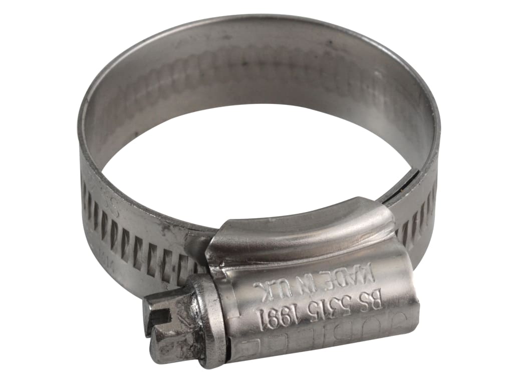 1 Stainless Steel Hose Clip 25 - 35mm (1 - 1.3/8in)                             