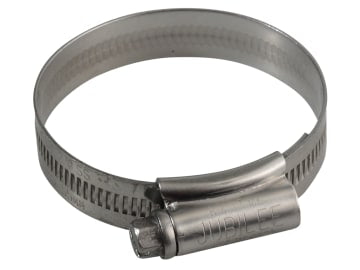 2 Stainless Steel Hose Clip 40 - 55mm (1.5/8 - 2.1/8in)                         