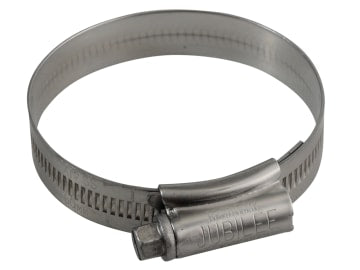 2X Stainless Steel Hose Clip 45 - 60mm (1.3/4 - 2.3/8in)                        