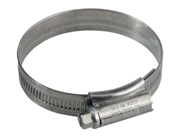 2X Zinc Protected Hose Clip 45 - 60mm (1.3/4 - 2.3/8in)                         