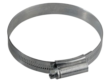 3X Zinc Protected Hose Clip 60 - 80mm (2.3/8 - 3.1/8in)                         
