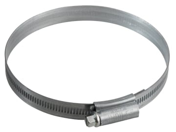 4X Zinc Protected Hose Clip 85 - 100mm (3.1/4 - 4in)                            