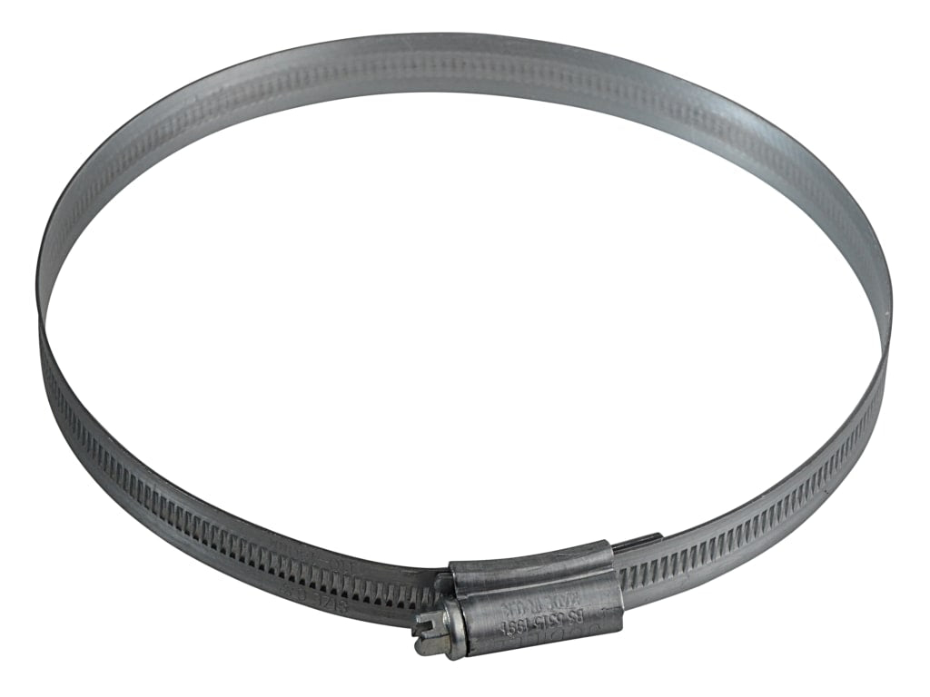 6 Zinc Protected Hose Clip 110 - 140mm (4.3/8 - 5.1/2in)                        