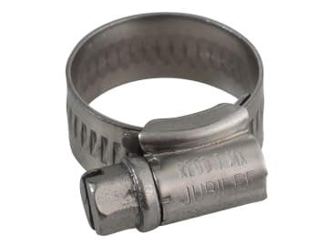 00 Stainless Steel Hose Clip 13 - 20mm (1/2 - 3/4in)                            