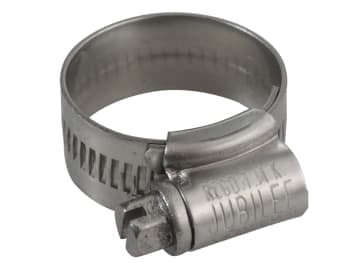 0X Stainless Steel Hose Clip 18 - 25mm (3/4 - 1in)                              