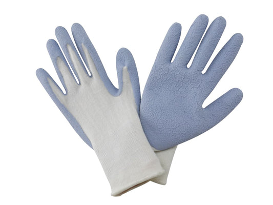 Natural Bamboo Gloves Light Blue -  Ladies Small                                