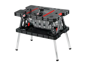 Folding Work Table with Clamps                                                  