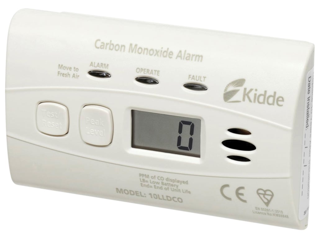 10LLDCO 10-Year Sealed Battery Digital Carbon Monoxide Alarm                    