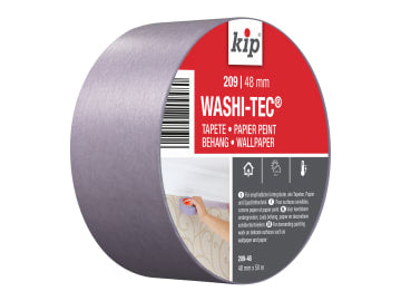 209 Premium Low Tack WASHI-TEC® Masking Tape 48mm x 50m                         