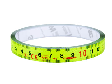 Stick Flat Tape Measure 1m (Width 13mm) (Metric only)                           
