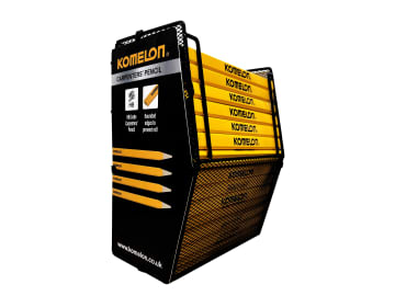 HB Carpenter's Pencils Display of 200                                           