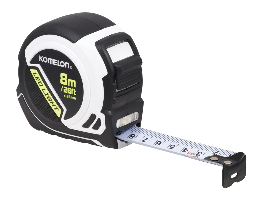 LED LIGHT Tape Measure 8m/26ft (Width 25mm)                                     