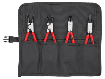 00 19 56 Circlip Pliers Set in Roll, 4 Piece                                    