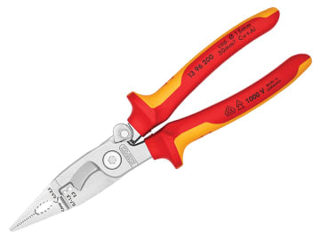 13 96 200 VDE Multifunctional Installation Pliers with Opening Spring 200mm     