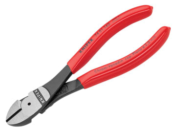 74 01 160 High Leverage Diagonal Cutters Plastic Coated Grips 160mm             