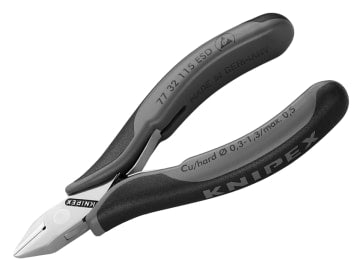 77 32 115 ESD Electronics Diagonal Cutters Pointed Head, Small Bevel 115mm      