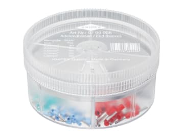 97 99 905 Insulated Wire Ferrules Assortment Box, 150 Piece                     