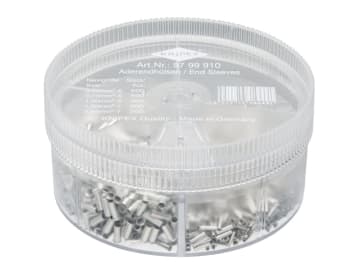 97 99 910 Non-Insulated Wire Ferrules Assortment Box, 1,900 Piece               