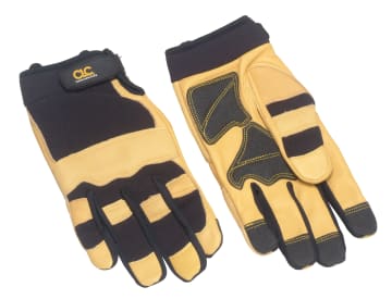 Hybrid-275 Top Grain Leather Neoprene Cuff Gloves - Large                       