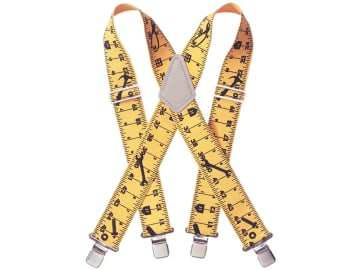 SP-15YT Yellow Tape Measure Braces 2in Wide                                     