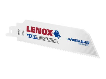 MetalWolf Wave Edge Reciprocating Saw Blade 152 x 25 x 1.07mm 10 TPI (Pack 5)   