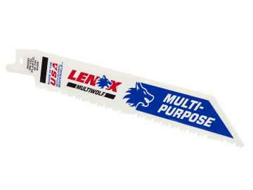 MultiWolf Wave Edge Reciprocating Saw Blade 152 x 19 x 0.9mm 10 TPI (Pack 25)   