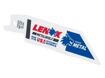 MetalWolf Wave Edge Reciprocating Saw Blade 102 x 19 x 0.9mm 14 TPI (Pack 5)    