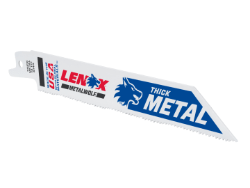 MetalWolf Wave Edge Reciprocating Saw Blade 152 x 19 x 0.9mm 14 TPI (Pack 5)    