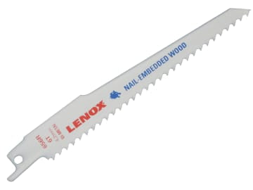 20572-656R Wood Cutting Reciprocating Saw Blade 150mm 6 TPI (Pack 5)            