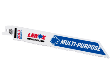 MultiWolf Wave Edge Reciprocating Saw Blade 203 x 19 x 1.3mm 10 TPI (Pack 5)    