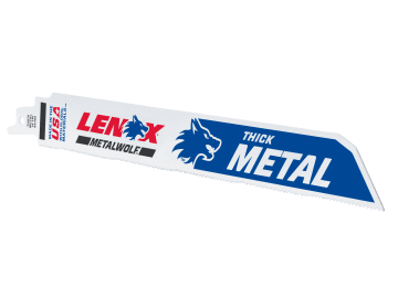 MetalWolf Wave Edge Reciprocating Saw Blade 229 x 25 x 1.1mm 14 TPI (Pack 5)    