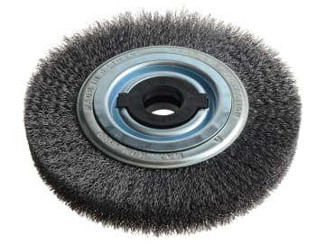 Wheel Brush D200mm x W35-40 x 80 Bore Steel Wire 0.30 + Adaptors Set 4 +1       