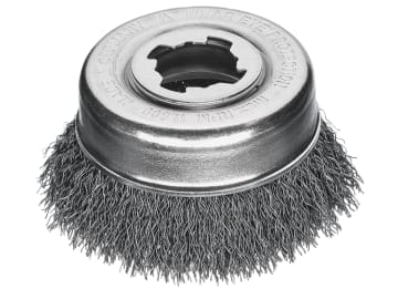 X-Lock Crimped Cup Steel Brush 85mm Non Spark                                   