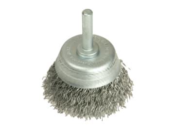 DIY Cup Brush with Shank 50mm, 0.35 Steel Wire                                  