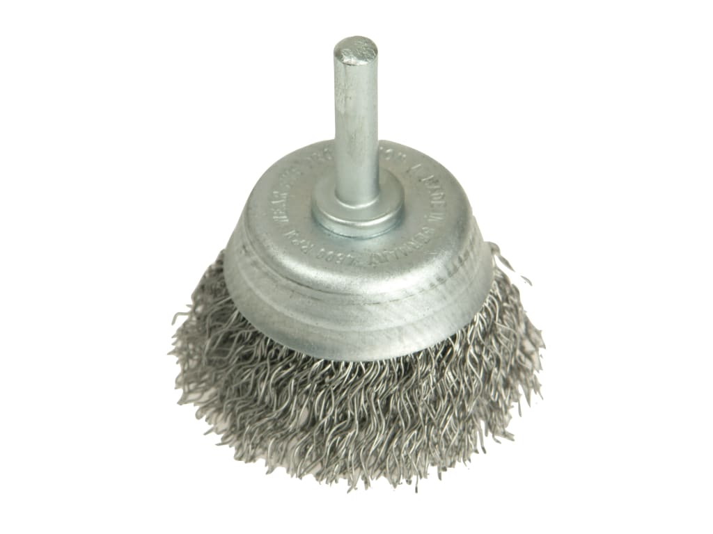DIY Cup Brush with Shank 50mm, 0.35 Steel Wire                                  