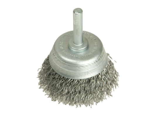 DIY Cup Brush with Shank 50mm, 0.35 Steel Wire                                  