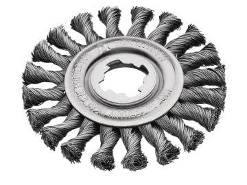 X-Lock Steel Knot Wheel Brush 115mm Non Spark                                   