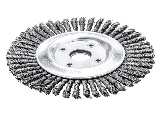 Pipeline Brush 40 Knots 125 x 22.2mm Bore Steel Wire                            