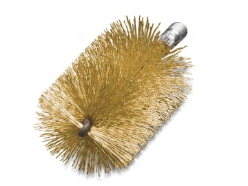 Threaded Tube Brush 30mm Brass Wire                                             