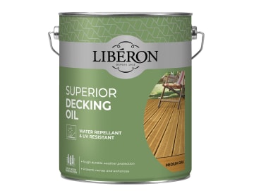Superior Decking Oil Medium Oak 5 litre                                         
