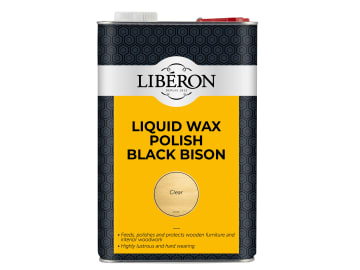 Liquid Wax Polish Black Bison Clear 5 litre                                     