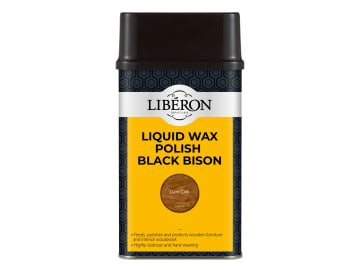 Liquid Wax Polish Black Bison Dark Oak 500ml                                    