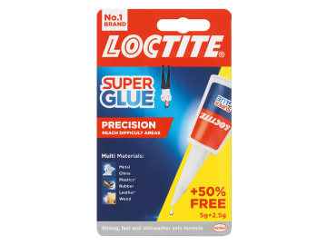 Super Glue Precision Bottle 5g + 50% Extra Free                                 