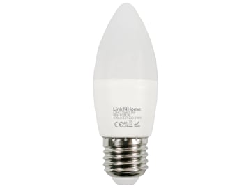 Wi-Fi LED ES (E27) Opal Candle Dimmable Bulb, White + RGB 470 lm 5.5W           