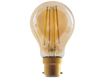Wi-Fi LED BC (B22) GLS Filament Dimmable Bulb, White 470 lm 4.5W                