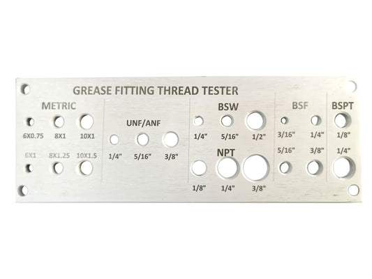 Thread Identification Plate                                                     