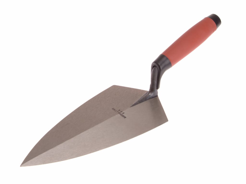 19D Philadelphia Pattern Brick Trowel DuraSoft® Handle 12in                     