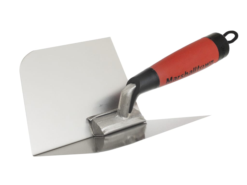 M23RD Curved Inside Corner Trowel DuraSoft® Handle 5in                          